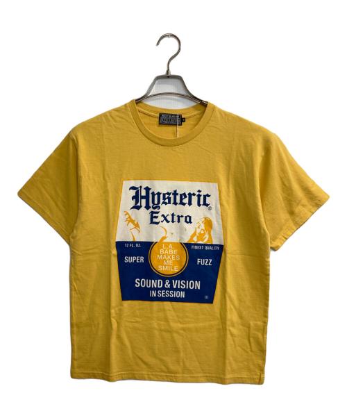 Hysteric Glamour（ヒステリックグラマー）Hysteric Glamour (ヒステリックグラマー) HYS EXTRA Tシャツ イエロー サイズ:M 未使用品の古着・服飾アイテム