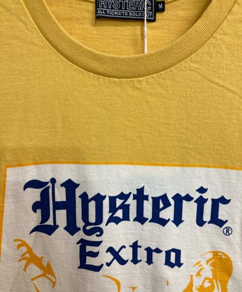 Hysteric Glamour（ヒステリックグラマー）Hysteric Glamour (ヒステリックグラマー) HYS EXTRA Tシャツ イエロー サイズ:M 未使用品の古着・服飾アイテム