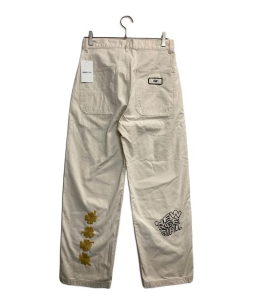 MONKEY TIME（モンキータイム）MONKEY TIME (モンキータイム) CVS EMBRO WK PT アイボリー サイズ:Sの古着・服飾アイテム