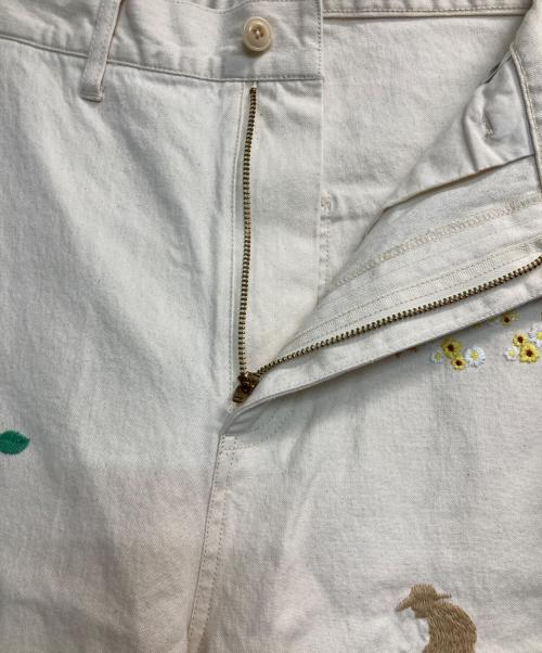 MONKEY TIME（モンキータイム）MONKEY TIME (モンキータイム) CVS EMBRO WK PT アイボリー サイズ:Sの古着・服飾アイテム