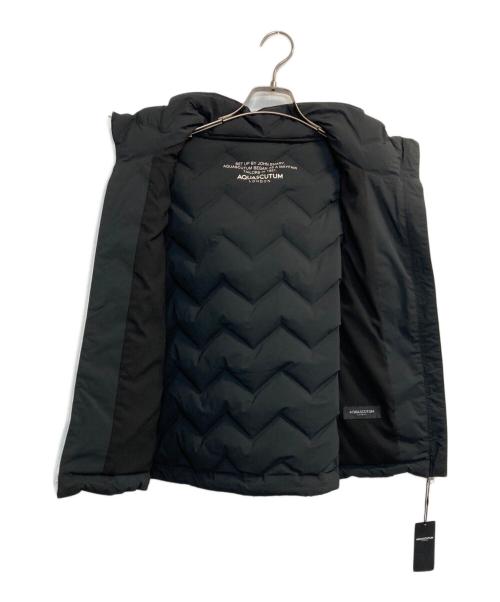 Aquascutum（アクアスキュータム）Aquascutum (アクアスキュータム) GOLF WOMEN シームレスダウンベスト ブラック サイズ:8の古着・服飾アイテム