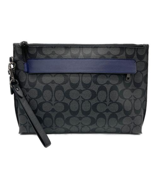 COACH（コーチ）COACH (コーチ) クラッチバッグ グレーの古着・服飾アイテム