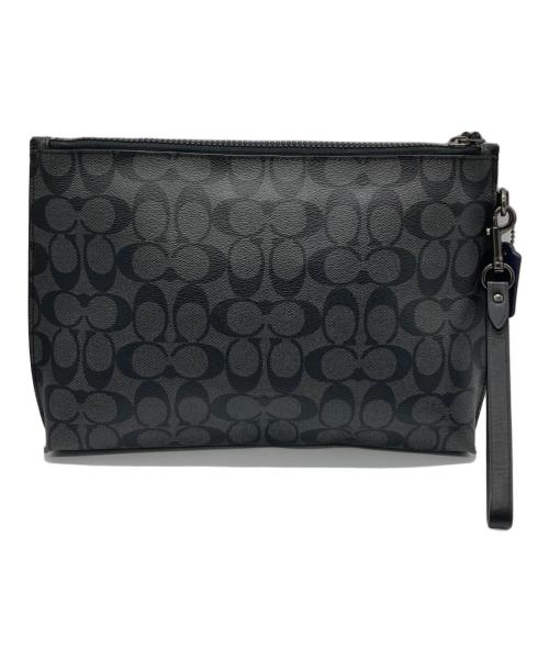 COACH（コーチ）COACH (コーチ) クラッチバッグ グレーの古着・服飾アイテム