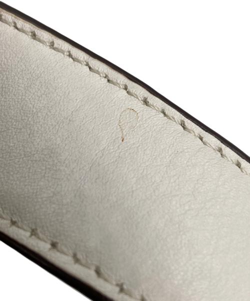 COACH（コーチ）COACH (コーチ) シグネチャーショルダーバッグ ベージュ×ホワイトの古着・服飾アイテム