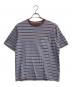 stussy（ステューシー）の古着「Griffin Stripe Crew/ボーダーTシャツ」｜ボルドー×ブルー