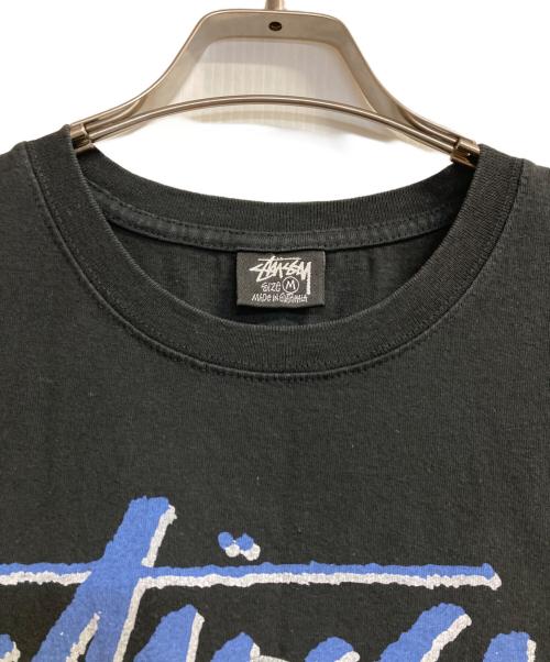 stussy（ステューシー）stussy (ステューシー) SPACEMAN 8 BALL LOGO T-shirt ブラック サイズ:Mの古着・服飾アイテム