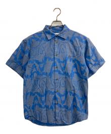Vivienne Westwood man（ヴィヴィアン ウェストウッド マン）の古着「ワンポイントオーブ総柄シャツ」｜ブルー