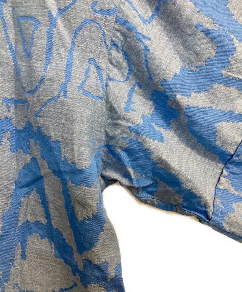 Vivienne Westwood man（ヴィヴィアン ウェストウッド マン）Vivienne Westwood man (ヴィヴィアン ウェストウッド マン) ワンポイントオーブ総柄シャツ ブルー サイズ:46の古着・服飾アイテム