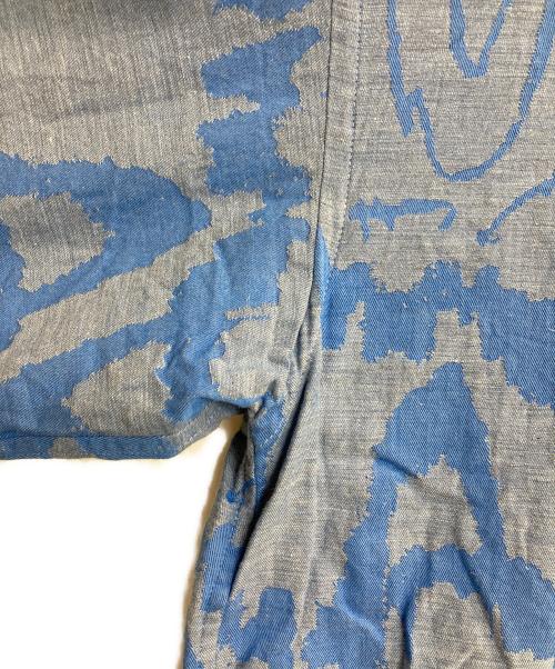 Vivienne Westwood man（ヴィヴィアン ウェストウッド マン）Vivienne Westwood man (ヴィヴィアン ウェストウッド マン) ワンポイントオーブ総柄シャツ ブルー サイズ:46の古着・服飾アイテム
