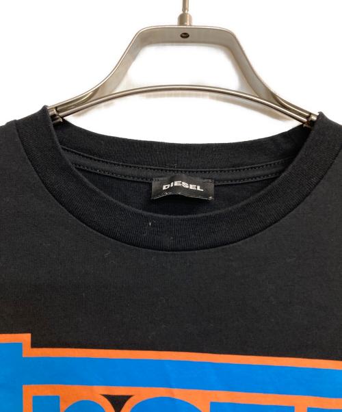DIESEL（ディーゼル）DIESEL (ディーゼル) T-JUST-W4 カットソー ブラック サイズ:Mの古着・服飾アイテム