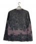 stussy (ステューシー) Bleach Stripe L/S Crew グレー×ピンク サイズ:M：5000円