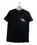 stussyステューシー）の古着「Roman Holiday T-shirt」｜ブラック
