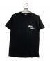stussy（ステューシー）の古着「Roman Holiday T-shirt」｜ブラック