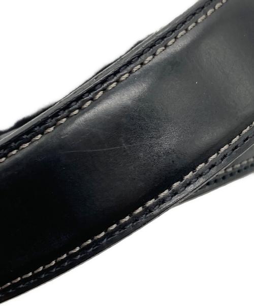 Vivienne Westwood（ヴィヴィアンウエストウッド）Vivienne Westwood (ヴィヴィアンウエストウッド) ワンポイントオーブバックルレザーベルト ブラックの古着・服飾アイテム