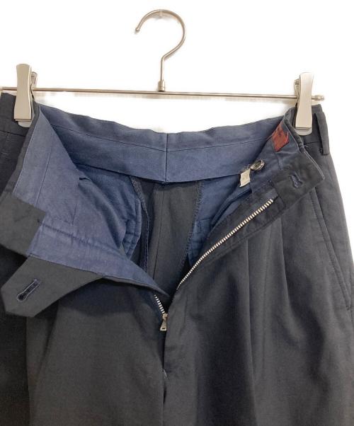 COMME des GARCONS HOMME DEUX（コムデギャルソン オム ドゥ）COMME des GARCONS HOMME DEUX (コムデギャルソン オム ドゥ) ウールタックパンツ ネイビー サイズ:Ｓの古着・服飾アイテム