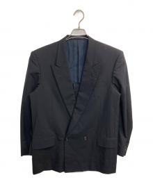 COMME des GARCONS HOMME DEUX（コムデギャルソン オム ドゥ）の古着「ウールダブルジャケット」｜ネイビー