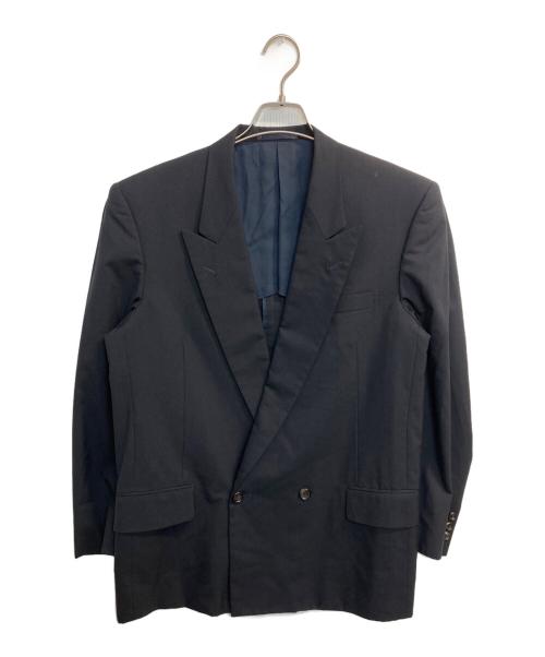 COMME des GARCONS HOMME DEUX（コムデギャルソン オム ドゥ）COMME des GARCONS HOMME DEUX (コムデギャルソン オム ドゥ) ウールダブルジャケット ネイビー サイズ:Ｓの古着・服飾アイテム