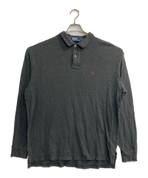 POLO RALPH LAUREN（ポロ・ラルフローレン）POLO RALPH LAUREN (ポロ・ラルフローレン) 長袖ポロシャツ グレー サイズ:XLの古着・服飾アイテム