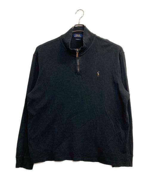POLO RALPH LAUREN（ポロ・ラルフローレン）POLO RALPH LAUREN (ポロ・ラルフローレン) H/Zニット ブラック サイズ:ＸＸＬの古着・服飾アイテム