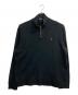POLO RALPH LAUREN（ポロ・ラルフローレン）の古着「H/Zニット」｜ブラック
