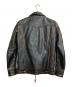 COLLARS (カラーズ) カスタムレザーシングルライダースジャケット ブラック サイズ:Ｍ：13000円