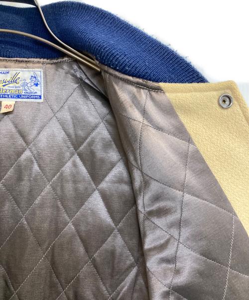 whitesville（ホワイツビル）whitesville (ホワイツビル) スタジャン アイボリー サイズ:40の古着・服飾アイテム