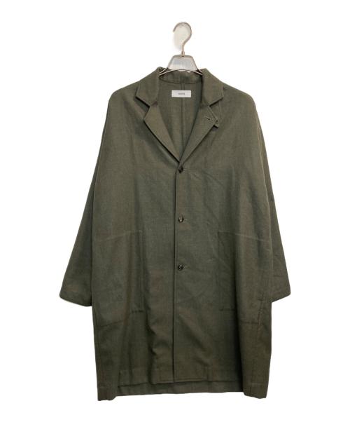 MARKA（マーカ）MARKA (マーカ) SHIRT COAT WOOL SOFT SERGE ブラウン サイズ:1の古着・服飾アイテム