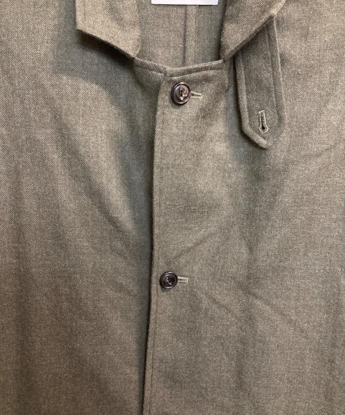 MARKA（マーカ）MARKA (マーカ) SHIRT COAT WOOL SOFT SERGE ブラウン サイズ:1の古着・服飾アイテム