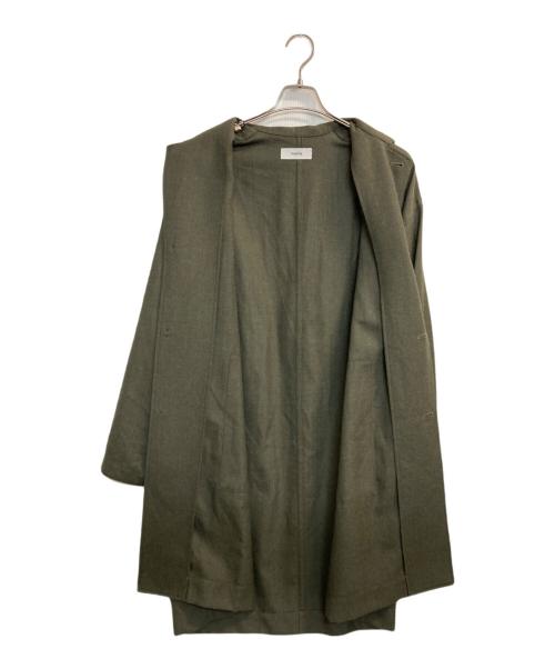 MARKA（マーカ）MARKA (マーカ) SHIRT COAT WOOL SOFT SERGE ブラウン サイズ:1の古着・服飾アイテム