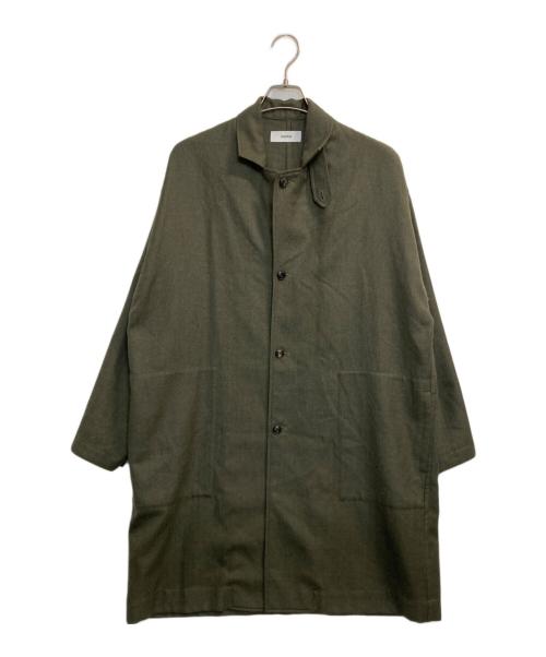 MARKA（マーカ）MARKA (マーカ) SHIRT COAT WOOL SOFT SERGE ブラウン サイズ:1の古着・服飾アイテム