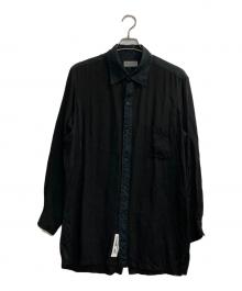 Yohji Yamamoto pour homme（ヨウジヤマモト プールオム）の古着「CUPRA SHIRTS」｜ブラック