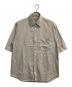 AURALEE（オーラリー）の古着「WASHED FINX HERRINGBONE HALF SLEEVED SHIRTS」｜ベージュ