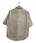 AURALEE (オーラリー) WASHED FINX HERRINGBONE HALF SLEEVED SHIRTS ベージュ サイズ:3：13000円
