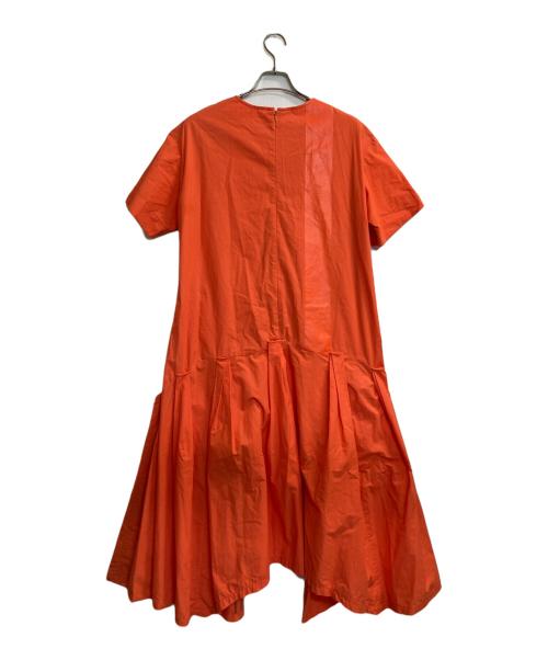 Rumche（ラムシェ）Rumche (ラムシェ) デザインワンピース オレンジ サイズ:ＦＲＥＥの古着・服飾アイテム