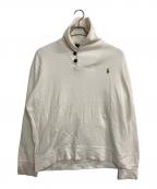 POLO RALPH LAURENポロ・ラルフローレン）の古着「ESTATE RIB ショールカラー スウェット」｜アイボリー
