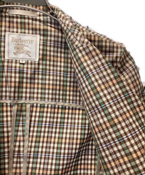 Burberry's（バーバリーズ）Burberry's (バーバリーズ) チェックテーラードジャケット ブラウン サイズ:Ｍの古着・服飾アイテム