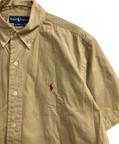 POLO RALPH LAUREN（ポロ・ラルフローレン）POLO RALPH LAUREN (ポロ・ラルフローレン) 半袖BDシャツ ベージュ サイズ:ＸＬの古着・服飾アイテム