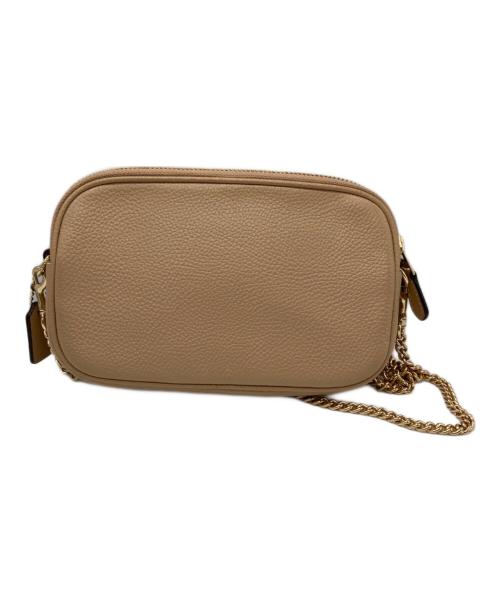 COACH（コーチ）COACH (コーチ) チェーンミニショルダーバッグ ベージュの古着・服飾アイテム