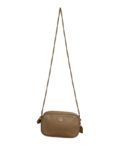 COACH（コーチ）COACH (コーチ) チェーンミニショルダーバッグ ベージュの古着・服飾アイテム