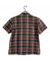 Burberry's (バーバリーズ) チェックダブルフェイスシャツ パープル×カーキ サイズ:11：4000円