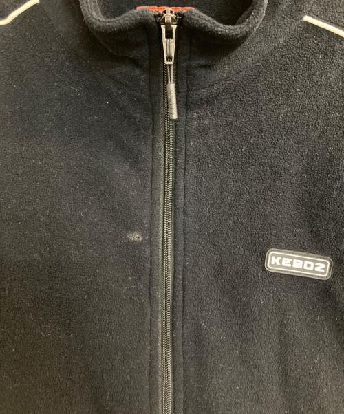 KEBOZ（ケボズ）KEBOZ (ケボズ) NANGA (ナンガ) コラボフリースジャケット ブラック サイズ:Ⅼの古着・服飾アイテム