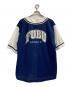 FUBU (フブ) ゲームシャツ ネイビー×ホワイト サイズ:Ｌ：4000円