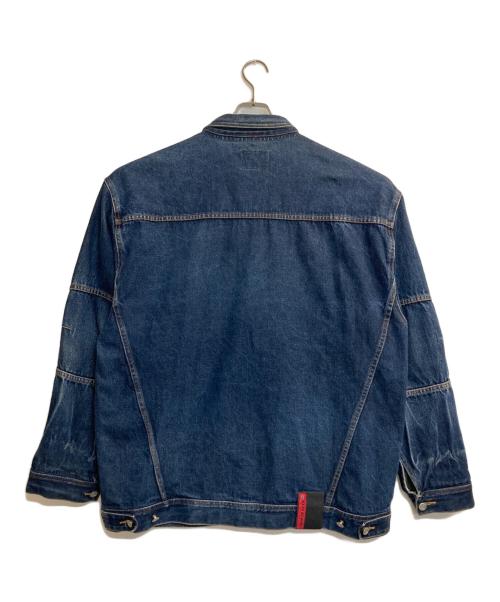 Ruff ryders（ラフ・ライダーズ）RUFF RYDERS (ラフ・ライダーズ) デニムジャケット インディゴ サイズ:ＸＸＬの古着・服飾アイテム