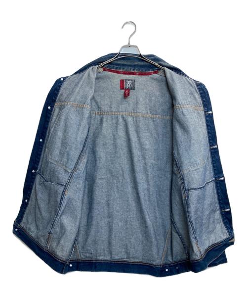 Ruff ryders（ラフ・ライダーズ）RUFF RYDERS (ラフ・ライダーズ) デニムジャケット インディゴ サイズ:ＸＸＬの古着・服飾アイテム