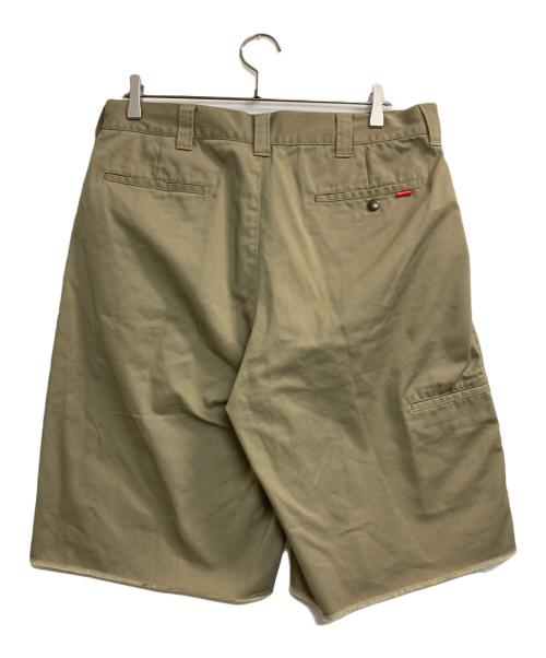 SUPREME（シュプリーム）Supreme (シュプリーム) Work Short/カットオフショーツ ベージュ サイズ:32の古着・服飾アイテム