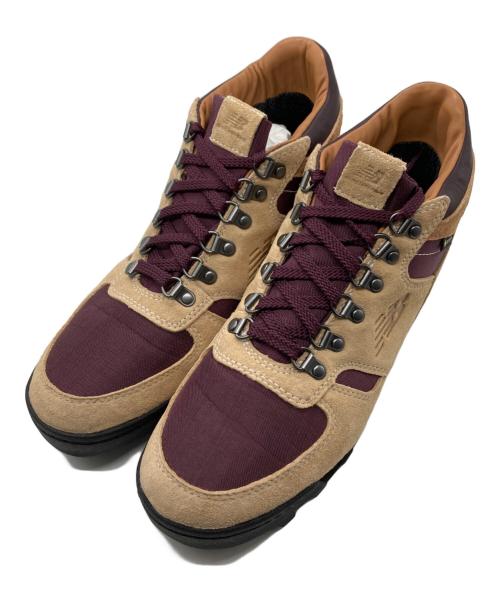 NEW BALANCE（ニューバランス）NEW BALANCE (ニューバランス) Aime Leon Dore (エメレオンドレ) RAINIER URAINXA1 ボルドー×ベージュ サイズ:US9.5の古着・服飾アイテム