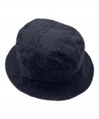 SUPREMEシュプリーム）の古着「Monogram Gingham Crusher」｜チャコールグレー