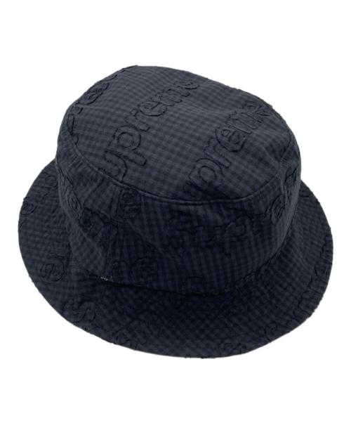 SUPREME（シュプリーム）Supreme (シュプリーム) Monogram Gingham Crusher チャコールグレー サイズ:M~Lの古着・服飾アイテム