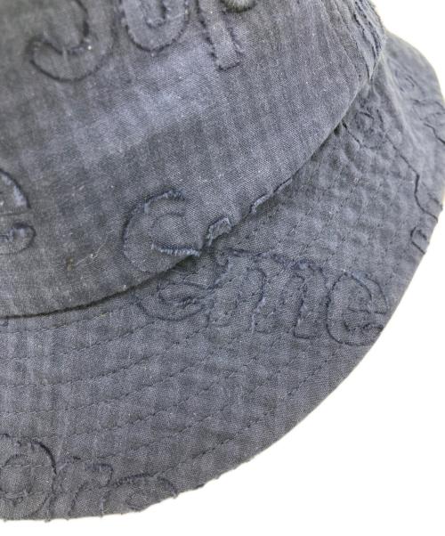 SUPREME（シュプリーム）SUPREME (シュプリーム) Monogram Gingham Crusher ネイビー サイズ:M~Lの古着・服飾アイテム
