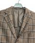 中古・古着 UNITED ARROWS TOKYO (ユナイテッドアローズトウキョウ) UDET ブラウン ウィンドウペン 3B コンフォート ブラウン サイズ:50：5000円